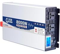 Onduleur Sinusoïdal Pur 3 000 W/4 000 W/5 000 W/6 000 W/7 000 W/8 000 W, Convertisseur De Tension DC 12 V/24 V/48 V/60 V/72 V vers AC 110 V/230 V/240 V, avec Pri, 8000W, 60Vto110V