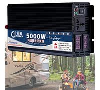 Onduleur sinusoïdal pur 3 000 W, 4 000 W, 5 000 W, convertisseur de puissance pour voiture 12 V/24 V/48 V/60 V CC vers 110 V/230 V CA, convertisseur d'équipement électrique adapté au camping ou aux