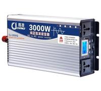 Onduleur sinusoïdal Pur 3000 W-8000 W, 12V-72V CC vers 110V-220V CA, avec écran LCD, for Le Camping et Les Voyages(3000W 12Vto220V)