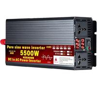 Onduleur sinusoïdal Pur 3500 W-5500 W 12 V-72 V vers 110 V/220 V for énergie Solaire, Camping-Car, Hors réseau, 1 pièce(5500W 12Vto220V)