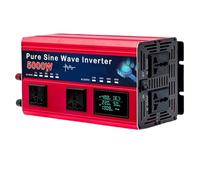 Onduleur sinusoïdal Pur 4000 W/5000 W/5500 W, 48 V CC/60 V/72 CA vers 220, for Installation Solaire de Voiture Bateaux, Camping(5000W 48V 220V)