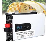 Onduleur sinusoïdal Pur 5000 W 12 V 24 V 48 V 60 V 72 V CC vers 110 V 220 V CA pour Maison, Camping-Car, Camion, Voiture, Camping-Car, énergie Solaire, 60 V 5000 W