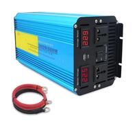 Onduleur Sinusoïdal Pur 6000 W 12 V/24 V CC vers 220 V/230 V CA 60 Hz Puissance Continue 3000 W Adapté À La Maison Et Aux Camping-Cars Convertisseur(24V-220V-60hz-UN)