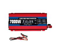 Onduleur sinusoïdal Pur 7000 W, onduleur de Courant 12/24/48/60 V vers 110/220 Protection et sécurité(12V to 110V 60hz)