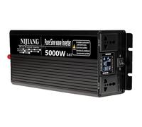 Onduleur sinusoïdal Pur Haute Puissance 3000W 4000W 5000W 6000W 8000W 12000W 12V 24V 48V 60V 72V CC vers 110V 220V CA,pour système Solaire de Voiture/Camping-Car(5000W,48Vto110V)