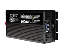 Onduleur sinusoïdal Pur Haute Puissance 3000W 4000W 5000W 6000W 8000W 12000W 12V 24V 48V 60V 72V CC vers 110V 220V CA,pour système Solaire de Voiture/Camping-Car(3000W,72Vto220V)