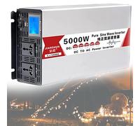 Onduleur sinusoïdal Pur Haute Puissance 4000 W-8000 W, 12 V-72 V CC vers 110 V/220 V CA, avec écran LCD, 1 pièce(5000W 24Vto220V)