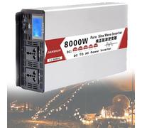 Onduleur sinusoïdal Pur Haute Puissance 4000 W-8000 W, 12 V-72 V CC vers 110 V/220 V CA, avec écran LCD, 1 pièce(8000W 60Vto220V)