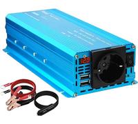 Onduleur sinusoïdal pur, ports USB doubles, haute efficacité, 2600W 12V 50Hz EU, 220-240V, 12V