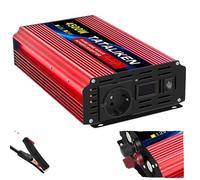 Onduleur sinusoïdal pur, puissance 4000W, affichage LCD, 4500W EU, 12V, 220V 50HZ