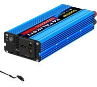 Onduleur sinusoïdal pur, sortie de puissance 1500W, prise universelle, haute efficacité, 12V3000W 220V12 Volt 3000 Watt 220 Volt