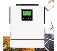 Onduleur Solaire 1000W/1500W, Onduleur Hybride Hors RéSeau + ContrôLeur De Charge Mppt 40A, Pour Batterie Plomb-Acide Et Lithium 12V/24V Ou Mode Sans Batterie,24V-1500W