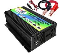 Onduleur solaire 3000 W - Convertisseur de tension de crête - Convertisseur DC 12 V vers AC 220 V - Convertisseur de voiture pour onduleur solaire et appareils ménagers