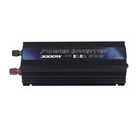 Onduleur Solaire 3000W, DC 12V à AC 220V / 110V Onduleur à Onde Sinusoïdale, Protections Complètes et Dissipation de la Chaleur Onduleur de Voiture avec Port de Charge USB (Le noir)