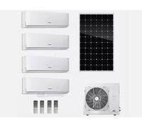 Onduleur solaire 36000BTU Multi 9K + 12K + 18K Zones Split Climatiseur et chauffage