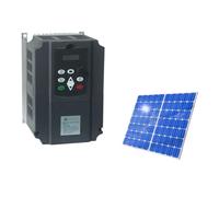 Onduleur Solaire CC 7,5 KW 5,5 KW, entrée VFD vers Sortie triphasée 220 V/380 V, convertisseur de fréquence Solaire, onduleur à Vitesse réglable(Solar 2.2kw 3hp,3P 380V)