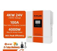 Onduleur solaire, fonctionnalité hybride, régulateur de charge MPPT, ISolar-SMG-II-4KW-WIFI