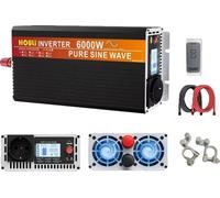 Onduleur solaire HOULI, valeurs de puissance de 3000W à 6000W, sortie d'onde sinusoïdale pure,6000W, 12V-220V