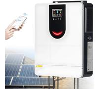 Onduleur solaire hybride 1,0-10,2 kW, onduleur domestique à onde sinusoïdale pure 12 V/24 V/48 V vers 220 V + contrôleur de charge solaire MPPT 40-160 A, chargeur d'onduleur hybride hors réseau 3.2KW