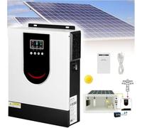 Onduleur Solaire Hybride 2000 W/3000 W, Onduleur Domestique à Onde Sinusoïdale Pure, Convertisseur De Puissance Hybride Solaire, Chargeur-onduleur Hybride Hors Réseau, 2000w