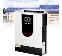 Onduleur Solaire Hybride 2000W/3200W avec MPPT 80A Intégré, Pure Sinusoïde Hors-Réseau pour Maison, Camping-Car, Bateau, Chalet - Détection Auto 12V/24V, Compatible Lithium/Plomb,SYP-4.0KW/24V