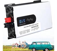 Onduleur Solaire Hybride 5000/6000/8000/10000/12000 W, 12 V/24 V/48 V/60 V/72 V/96 V CC. Convertisseur 110 V vers 220 V CA avec Écran LCD pour Camion, Maison, Véhicule, Ordinateur Portable, Voyage