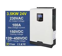 Onduleur solaire hybride, puissance 3,5 kW, courant de charge 100 A, 3,5 kW pas de WLAN, 220-240V