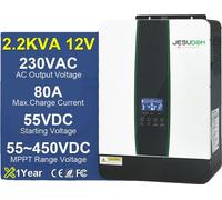 Onduleur solaire hybride, puissance de sortie, technologie MPPT, 22KVA sans WiFi, 220-240V