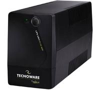Tecnoware UPS 900VA pour PC/Modem, pas pour Gaming/Console, onduleur ERA PLUS, 2 prises Schuko, logiciel, protection contre coupures et surtensions pour PC, modem, vidéosurveillance, caisse, NAS, POS