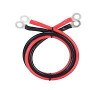 Onduleur Transformateur Câble D'onduleur De Batterie avec Bornes, Cordon en Cuivre Toronné 8/6 AWG, Fil De Connexion d'alimentation Solaire avec Cosse Convertisseur(6 AWG - 16mm2)