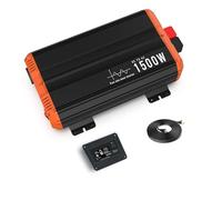 Onduleur Transformateur Convertisseur Puissance pour Camping-Car Et Camping-Car Onduleur Sinusoïdal Pur 12 V 24 V 48 V vers 220 V 230 V Écran LCD Convertisseur(Orange,12V,220V-240V France)