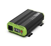 Onduleur Transformateur Convertisseur Puissance pour Camping-Car Et Camping-Car Onduleur Sinusoïdal Pur 12 V 24 V 48 V vers 220 V 230 V Écran LCD Convertisseur(Green,12V,220V-240V France)