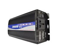 Onduleur Transformateur Onduleur Sinusoïdal Pur 2000W 3000W 4000W 12V CC 24V CC 48V CC 60V CC 72V CC vers 110V CA 220V CC Double Affichage Numérique. Convertisseur(60V,110V(60Hz),2000W)