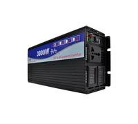 Onduleur Transformateur Onduleur Sinusoïdal Pur 2000W 3000W 4000W 12V CC 24V CC 48V CC 60V CC 72V CC vers 110V CA 220V CC Double Affichage Numérique. Convertisseur(72V,120V(60Hz),3000W)