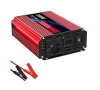 Onduleur Transformateur Onduleur Sinusoïdal Pur Convertisseur Prise Courant Continu 12 V vers 220 V Alternatif Prise Coréenne Convertisseur(EU 12V 60HZ 2500W)