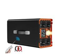 Onduleur Transformateur Onduleur Sinusoïdal Pur Portable 6000 W/7000 W/10000 W Convertisseur De Tension Haute Puissance 12 V/24 V/48 V CC vers 220 V avec 4 Prises CA. Convertisseur(48V,5000W)
