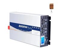 Onduleur Transformateur Onduleur Solaire À Onde Sinusoïdale 6000W 8000W 12000W Chargeur Alimentation pour Maison Camping-Car 12V 24V 48V 60V vers 110V 220V CA Convertisseur(48V,220V 60HZ Uni,8KW REM)