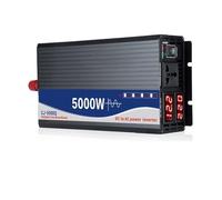 Onduleur Transformateur Onduleur Solaire pour Voiture Double Affichage Numérique 2000W 3000W 4000W Sinusoïdal Pur 12V CC 24V-72V CA vers 110V 220V CA Convertisseur(48V,110V-120V(60Hz) EU,5KW 2.5W)
