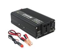 Onduleur Universel 50 Hz/60 Hz pour Voiture 1500 W/2000 W/2600 W 12 V CC vers 220 V CA Adaptateur Batterie Transformateur(12V,2000W Black,Universal 60Hz)