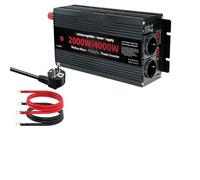 Onduleur Voiture Convertisseur d'onde Sinusoïdale pour 12V 24V DC 220V AC Système d'alimentation Interruption Inverseur Charge Batterie UPS 4000W Convertisseur