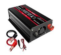 Onduleurs, Convertisseur d'onduleur de voiture 4000W Transformateur de tension d'affichage 12V Adaptateur de voiture Convertisseur de charge à onde sinusoïdale modifiée(Black300W 12 to A)