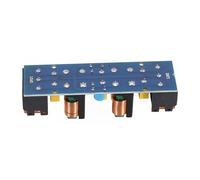 Onduleurs d'alimentation avec 25 A pour bureau 98 x 28 x 19 mm Amplificateurs passe-bas noirs filtrant automatisation de filtrage industriel à deux étapes haute fréquence - Équipement de noyau en