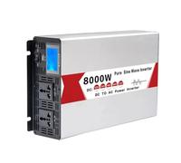 Onduleurs de puissance à onde sinusoïdale pure 8000 W DC 12 V/24 V/48 V/60 V/72 V, convertisseur DC vers 110 V/220 V AC pour camping-car, camion, onduleur solaire hors réseau,Dc 24v,AC 220V 60Hz
