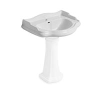 Ondyna Cristina - Lavabo - Lavabo céramique Chambord 55x46,5cm monotrou à suspendre ou sur colonne - Ondyna WCH5547
