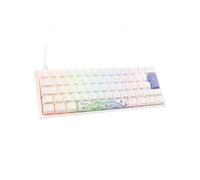 One 2 Pro Mini White Edition Gaming Tastatur, RGB LED