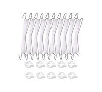 Huusuei Pack of 10 Tomato St¨¹TZE and Tomato Clips for String, Garden Plants Climbing with 33 String Tomato Clips