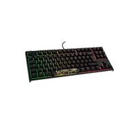 One 2 TKL PBT Gaming Tastatur, MX-Black, RGB LED