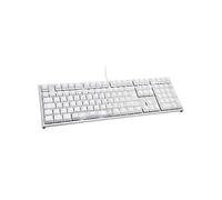 One 2 White Edition PBT Gaming Tastatur, MX-Black, weiße LED