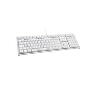 One 2 White Edition PBT Gaming Tastatur, MX-Speed-Silver, weiße LED