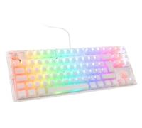 Ducky One 3 Aura White TKL Gaming Tastatur, RGB LED - MX-Silent-Red